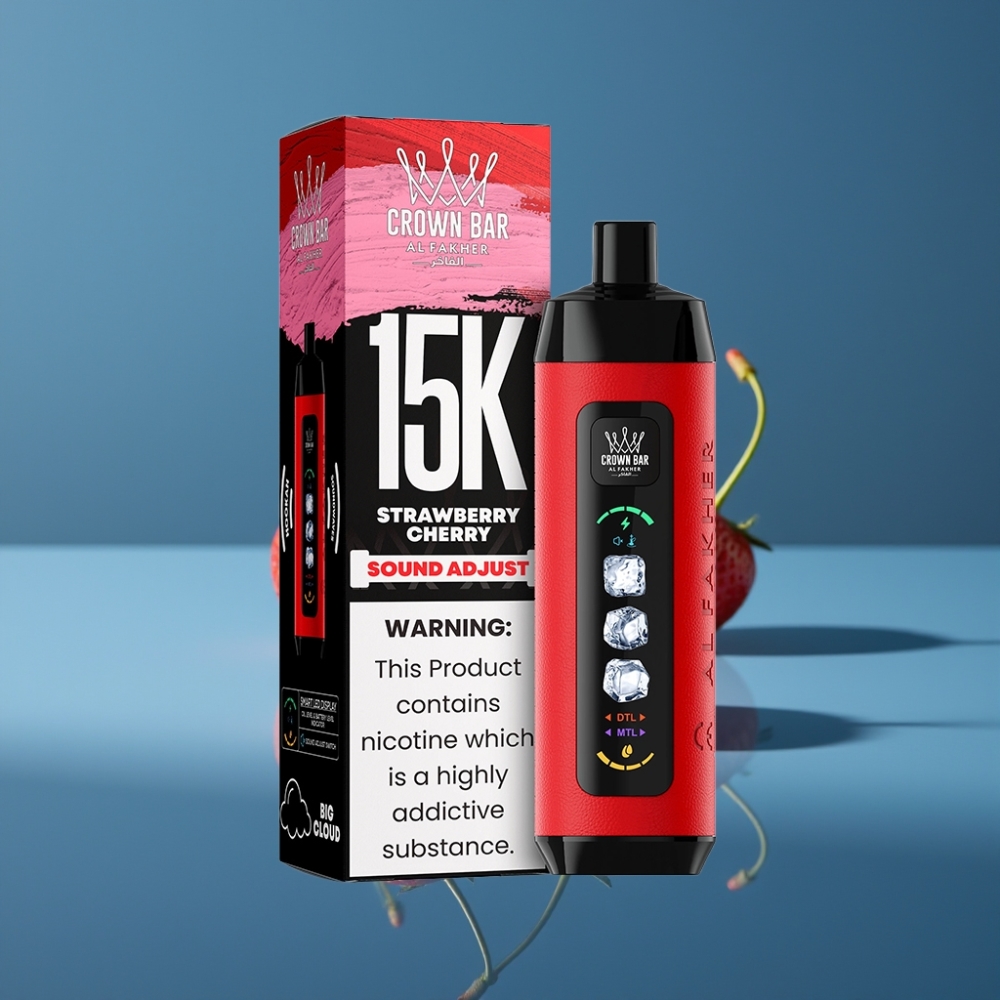 Al Fakher 15k Ice Adjust Oblačići Jednokratni Uređaj Jagoda Trešnja 15000 PUFFA 22mL 850mAh
