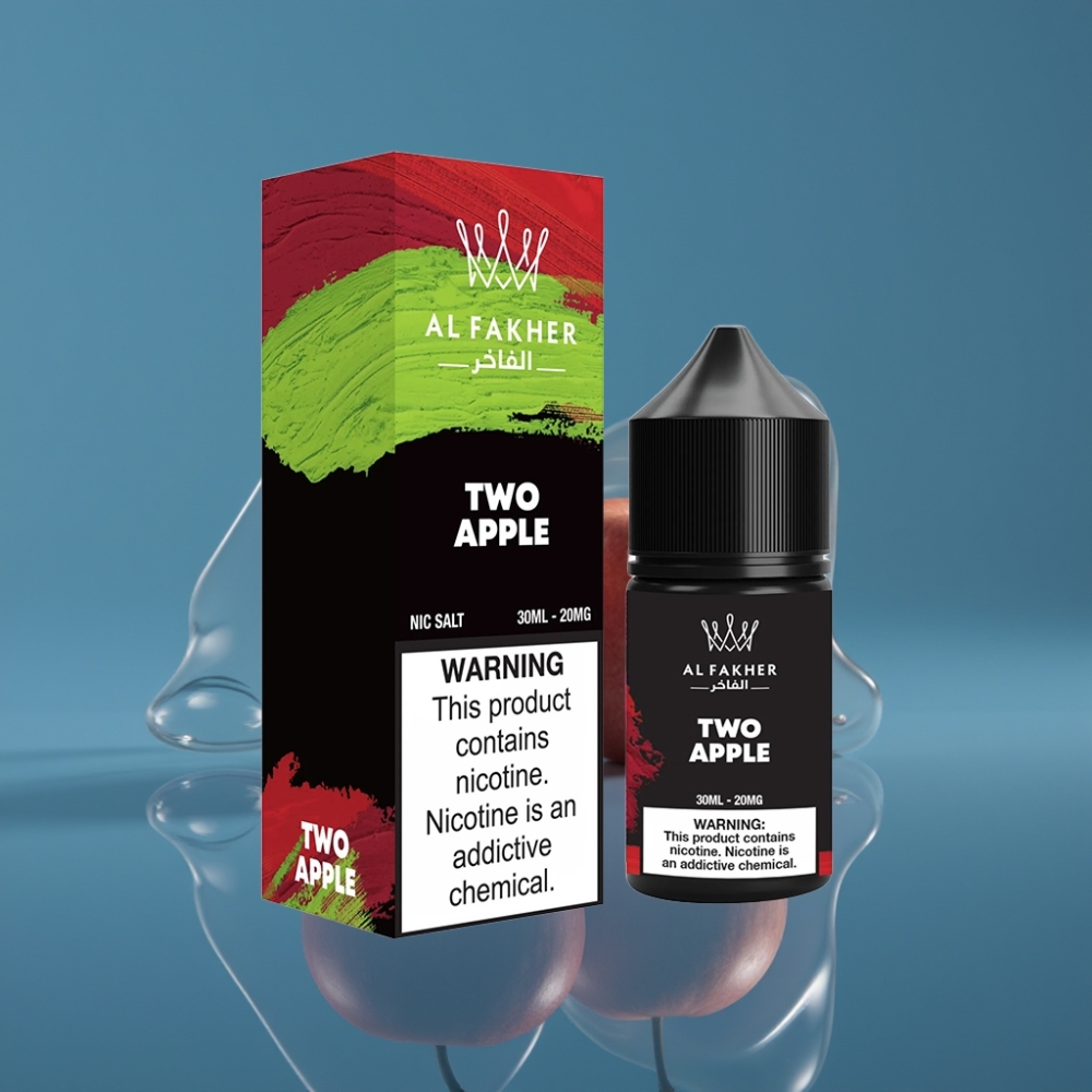 AL Fakher Nicotine Salt E-Liquid 30ml Dvije Jabuke za Pod Kitove