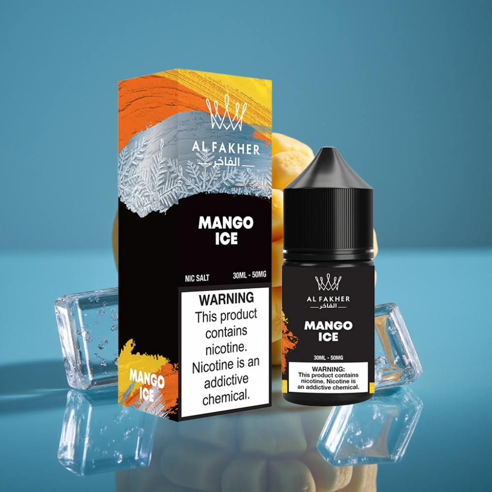 AL Fakher Nicotine Salt E-Liquid 30ml Mango Led (Manga Ice) 50MG