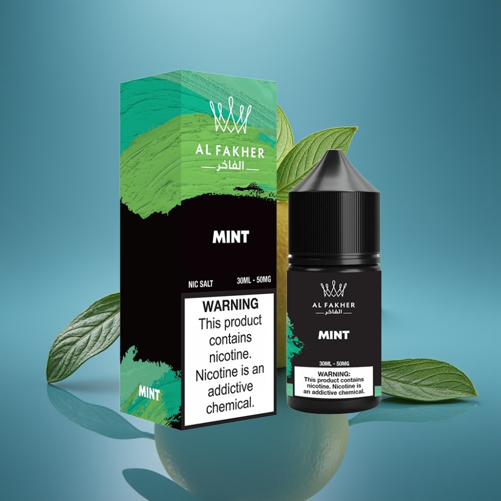 AL Fakher Nicotine Salt E-Liquid 30ml Menta za Pod Kitove