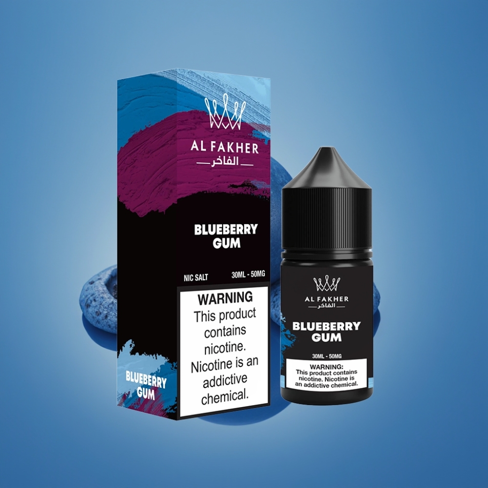 AL Fakher Nicotine Salt E-Liquid Borovnica Žvakaća 30ml 50MG Pod Pen Vape