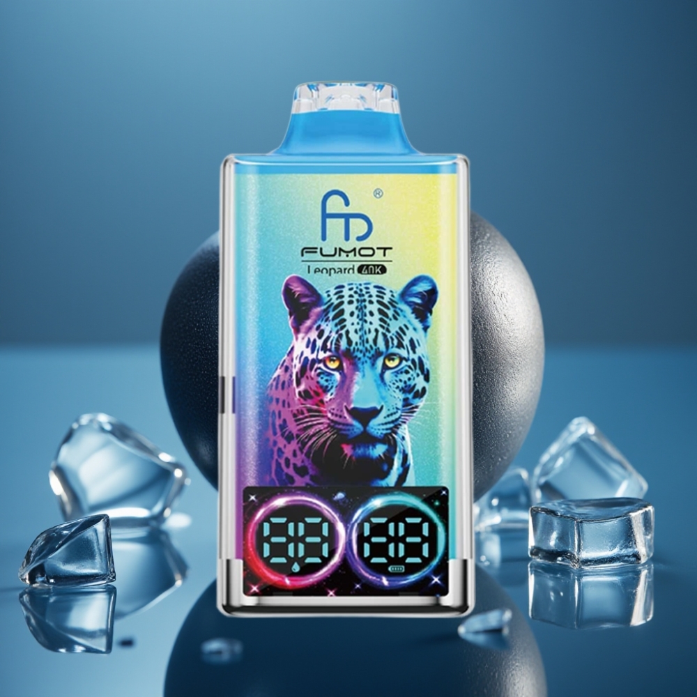 Fumot Leopard 40K Puffs Dual Mesh Crni Zmaj Led Disposable Vape