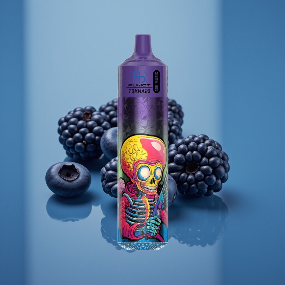 Fumot RandM Tornado 30000 Puffs 30mL Plava Borovnica Crna Borovnica