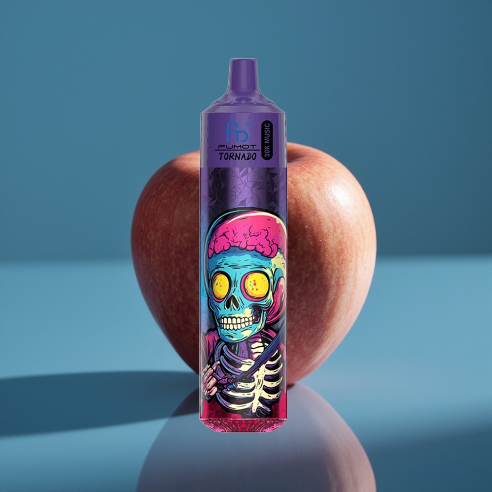 Fumot RandM Tornado 30000 Puffs 30mL Trojna Jabuka 5% 600mAh