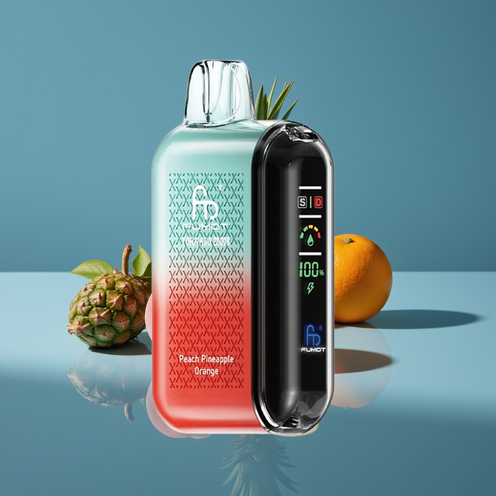 Fumot Tornado 20000 Puffs Dual Mesh Coil Breskva Ananas Naranča