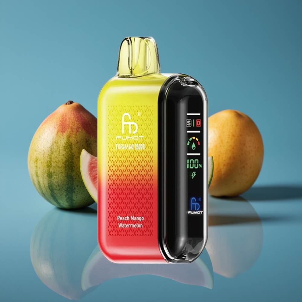 Fumot Tornado 20000 Puffs Dual Mesh Coil Breskva Mango Lubenica