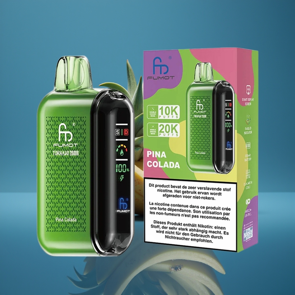 Fumot Tornado 20000 Puffs Dual Mesh Coil Piña Colada