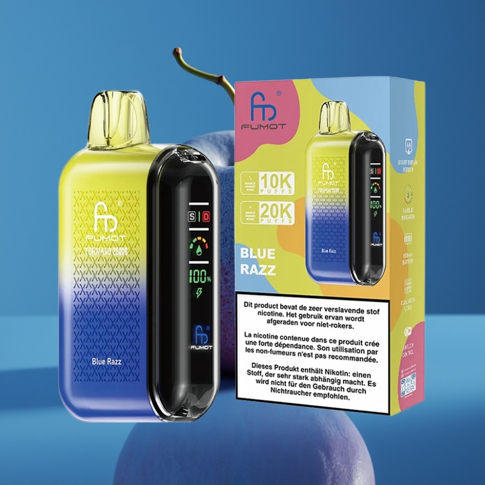Fumot Tornado 20000 Puffs Dual Mesh Plavi Kupina 20ml