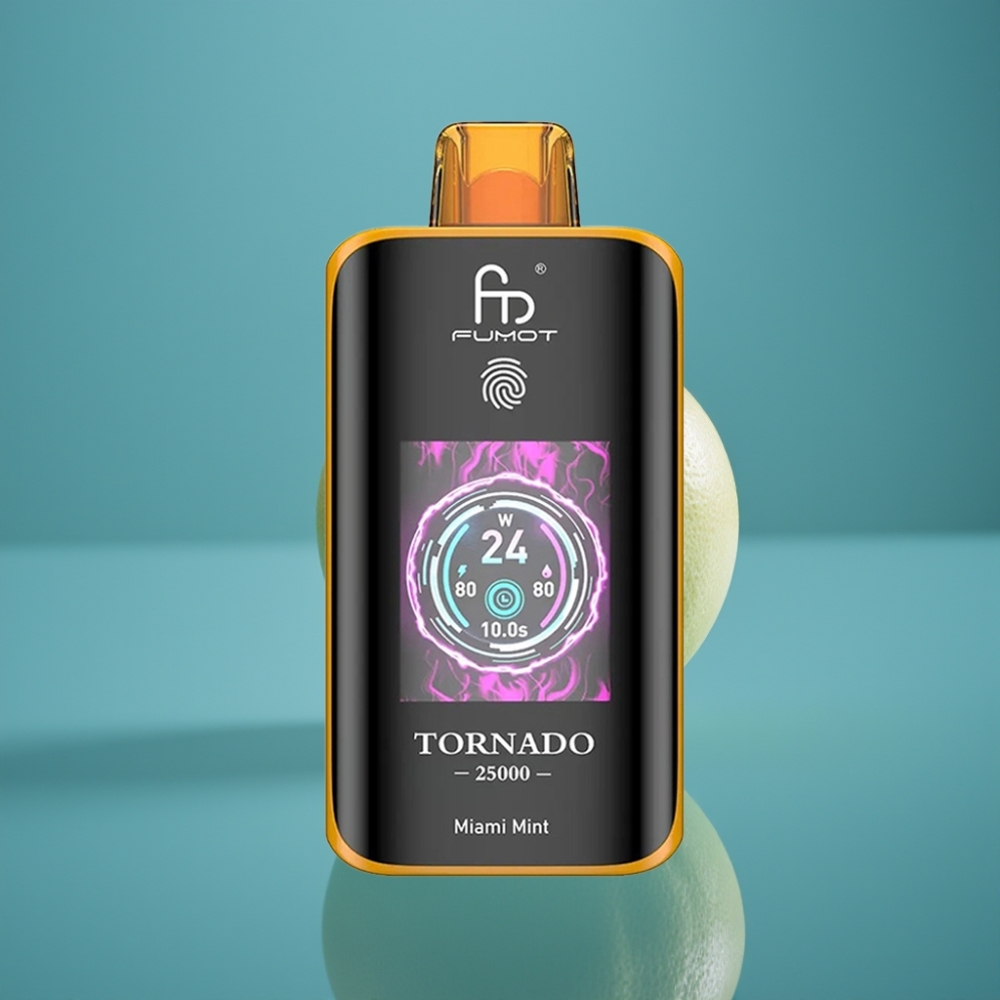 Fumot Tornado 25000 Puffs HD Ekran 700mAh Miami Meta