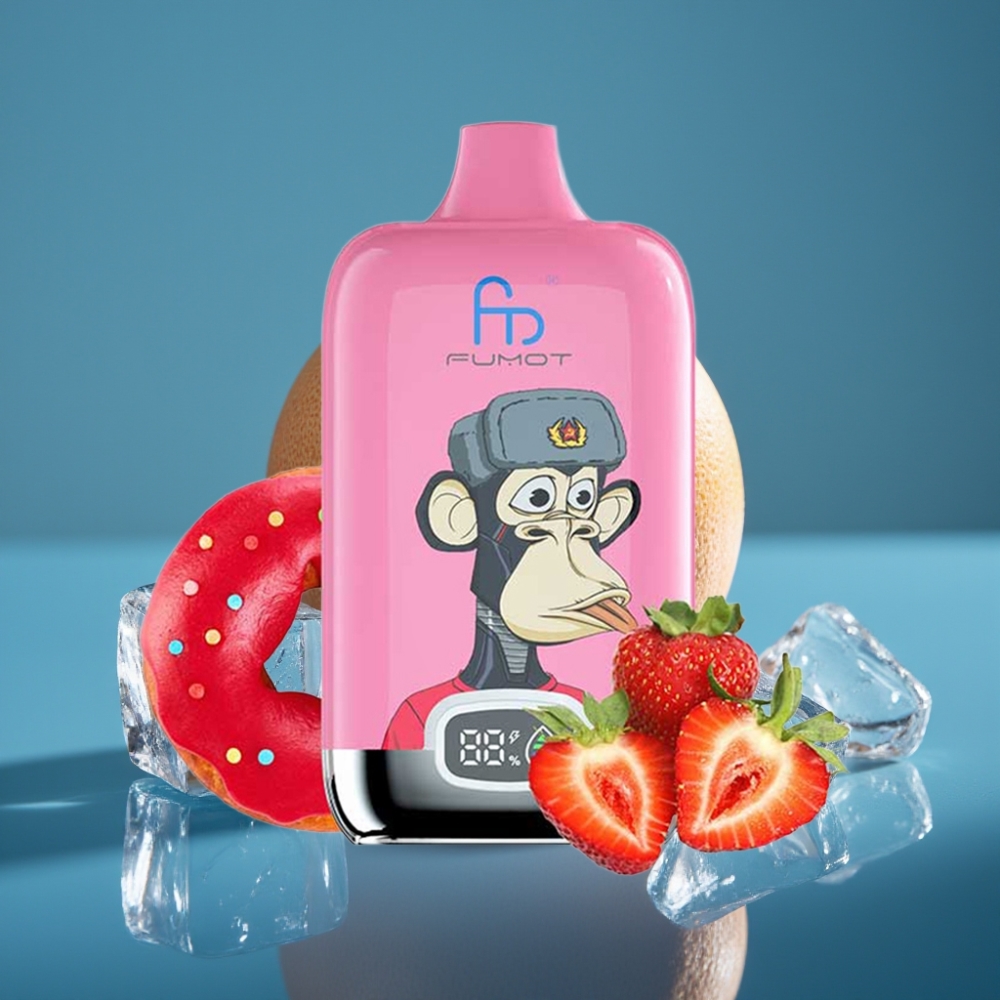 Fumot Tornado Digital Box 12000 Puffs 20ml MTL Lješnjak Led (Lush Ice)