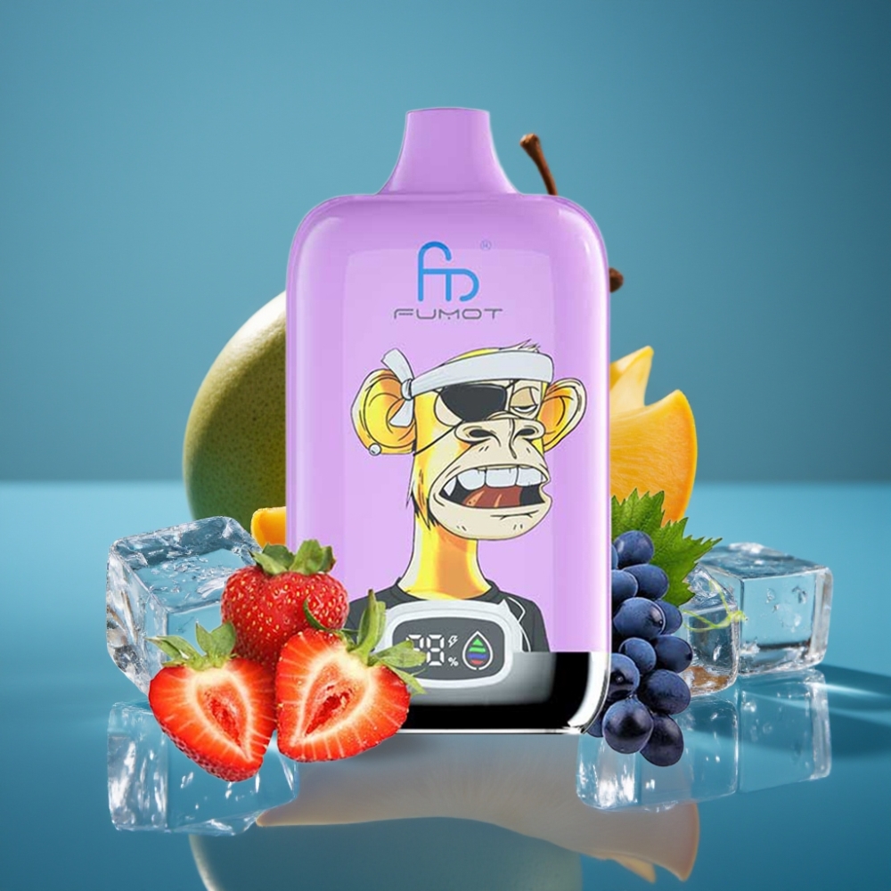 Fumot Tornado Digital Box 12000 Puffs 20ml Mango Na Ledu MTL Mesh