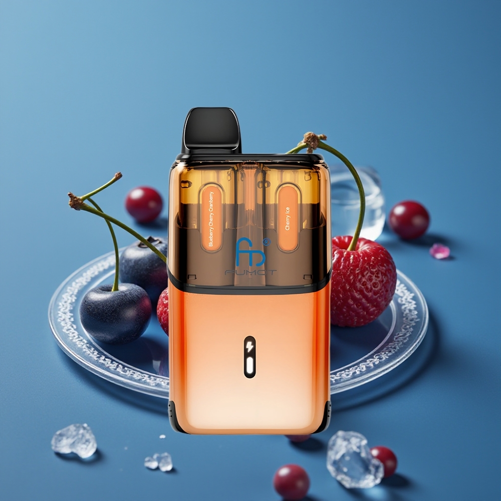 Fumot Ultra T32000 Disposable Vape – Borova Trešnja Brusnica Led (32000 pufova, 800mAh, Type-C)