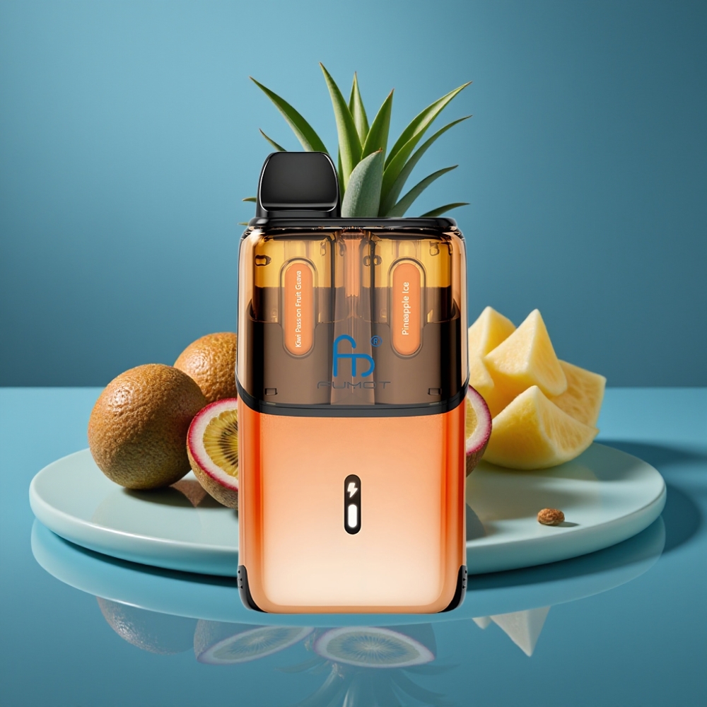 Fumot Ultra T32000 Jednokratna Vape – 32000 povlačenja, 800mAh, 24ml, Kiwi Mаракуја Guava – Ananas Led