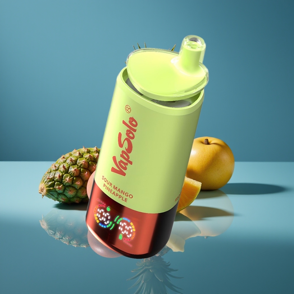 VapSolo Triple 30000 Puffs Kiselo Mango Ananas 40ml Type-C Disposable Vape