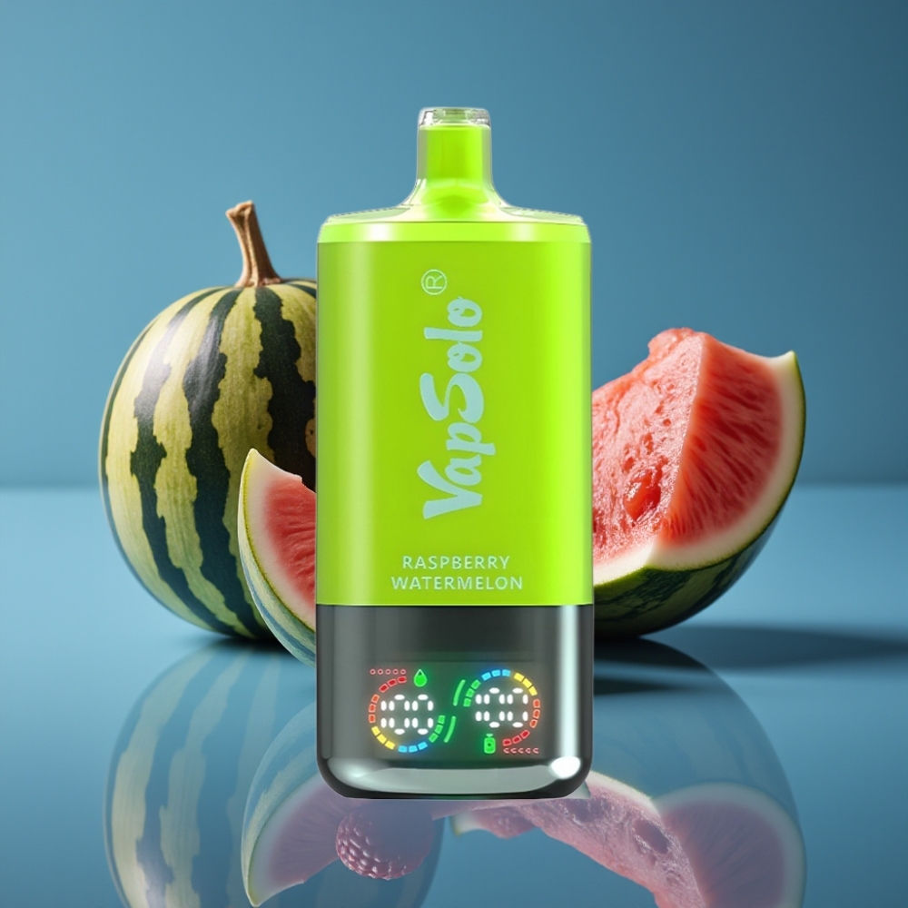 VapSolo Triple 30000 Puffs Malina Lubenica 40ml Type-C