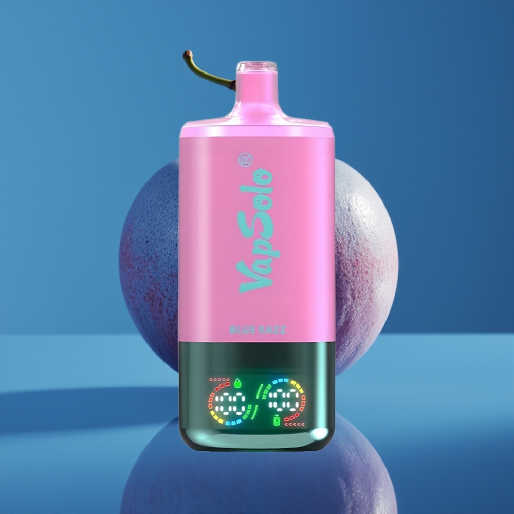 VapSolo Triple 30000 Puffs Plavi Malina 40ml Type-C 20mg/50mg